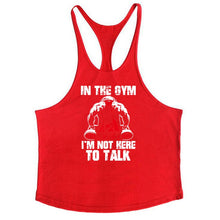 Load image into Gallery viewer, Bodybuilding Stringer Tank Tops Men Anime funny summer Tops No Pain No Gain vest Fitness clothing Cotton gym singlets