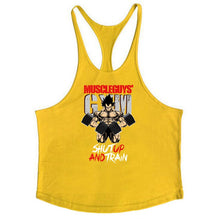 Load image into Gallery viewer, Bodybuilding Stringer Tank Tops Men Anime funny summer Tops No Pain No Gain vest Fitness clothing Cotton gym singlets
