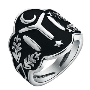 Silver Kayi Obasi Flag Ottoman Empire Stainless Steel Mens Ring Ottomans Seal Kayi Ertugrul Men Ring Jewelry Anillo Hombr