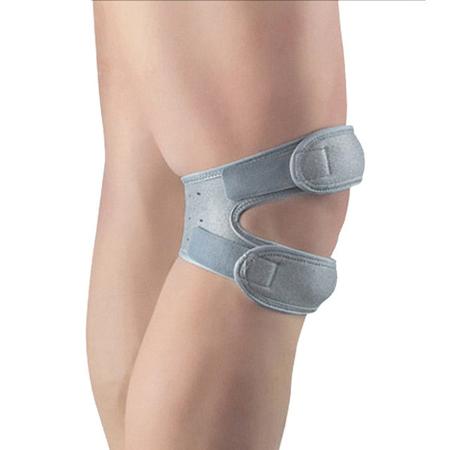 New 1PCS Pressurized Knee Wrap Sleeve Support Bandage Pad Elastic Braces Knee Hole Kneepad Safety Basketball Tennis Cycling