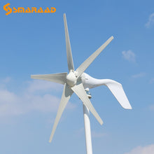 Load image into Gallery viewer, China Factory 1000W 24V Wind Turbine with 8 Blades MPPT Controller Small Wind Turbine for Home Use Low Noise High Efficiency