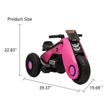 Load image into Gallery viewer, Children&#39;s Electric Motorcycle 3 Wheels Double Drive