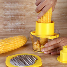 Load image into Gallery viewer, inventive stain resistant steel corn planer multifunction peeling corn thresher practical kitchenware kitchen gadgets