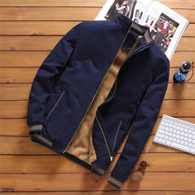 Load image into Gallery viewer, NaranjaSabor Jackets Men&#39;s Casual Cool Jacket Male Fashion Baseball Hip Hop Streetwear Coats Slim Fit Coat Brand Clothing N553