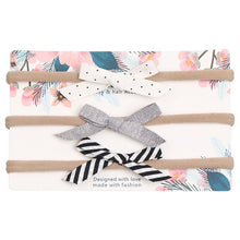 Load image into Gallery viewer, 3pcs/lot Cute Bow Baby Headband for Girl Nylon Head Bands Turban Newborn Headbands Hairbands for Kids Baby Hair Accessories