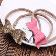 Load image into Gallery viewer, 3pcs/lot Cute Bow Baby Headband for Girl Nylon Head Bands Turban Newborn Headbands Hairbands for Kids Baby Hair Accessories