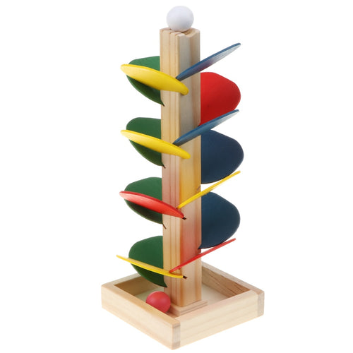 DIY Wooden Tree Track Building Kits - Marble Ball Run Game Construction Toys Puzzle Kids Race Track Game for Kids