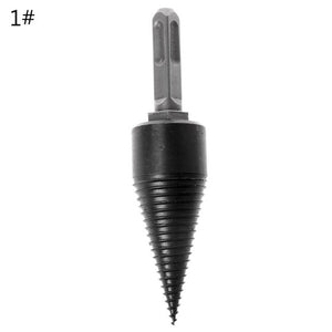Firewood Machine Drill Wood Cone Reamer Punch Driver Drill Bit Split Drilling Tools 130x32mm- qiang