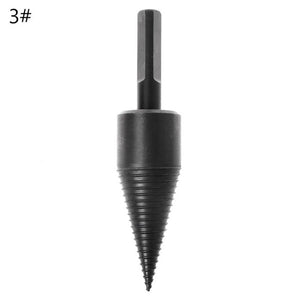 Firewood Machine Drill Wood Cone Reamer Punch Driver Drill Bit Split Drilling Tools 130x32mm- qiang