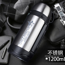 Load image into Gallery viewer, Pinkah Thermos 1.2L 1.5L 1.9L Large Capacity Over 48H Insulation Vacuum Kettle With Shoulder Strap Outdoor with Handle Water Pot