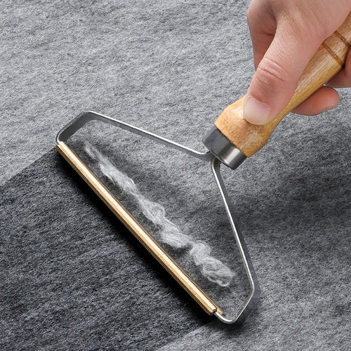Portable Manual Clothes Lint Remover Fuzz Fabric Shaver Brush Tool Coat Double Sided Hair Removal Ball Woven Coat Sweater Shaver