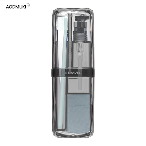 Travel Toothbrush Cup Storage organizer box Toothpaste holder toothbrush make up case Toiletries bathroom washroom accessor