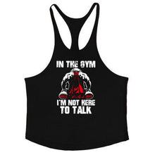 Load image into Gallery viewer, Bodybuilding Stringer Tank Tops Men Anime funny summer Tops No Pain No Gain vest Fitness clothing Cotton gym singlets