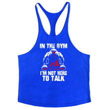 Load image into Gallery viewer, Bodybuilding Stringer Tank Tops Men Anime funny summer Tops No Pain No Gain vest Fitness clothing Cotton gym singlets