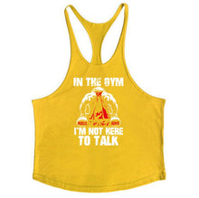Load image into Gallery viewer, Bodybuilding Stringer Tank Tops Men Anime funny summer Tops No Pain No Gain vest Fitness clothing Cotton gym singlets