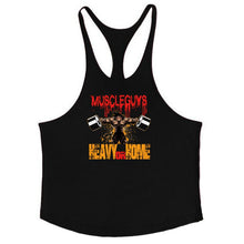 Load image into Gallery viewer, Bodybuilding Stringer Tank Tops Men Anime funny summer Tops No Pain No Gain vest Fitness clothing Cotton gym singlets