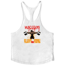 Load image into Gallery viewer, Bodybuilding Stringer Tank Tops Men Anime funny summer Tops No Pain No Gain vest Fitness clothing Cotton gym singlets