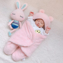 Load image into Gallery viewer, baby blanket swaddle cotton soft newborn baby swaddle me wrap sleepping bag decke cobertor infantil bebek battaniye cobijas bebe