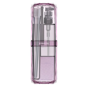 Travel Toothbrush Cup Storage organizer box Toothpaste holder toothbrush make up case Toiletries bathroom washroom accessor