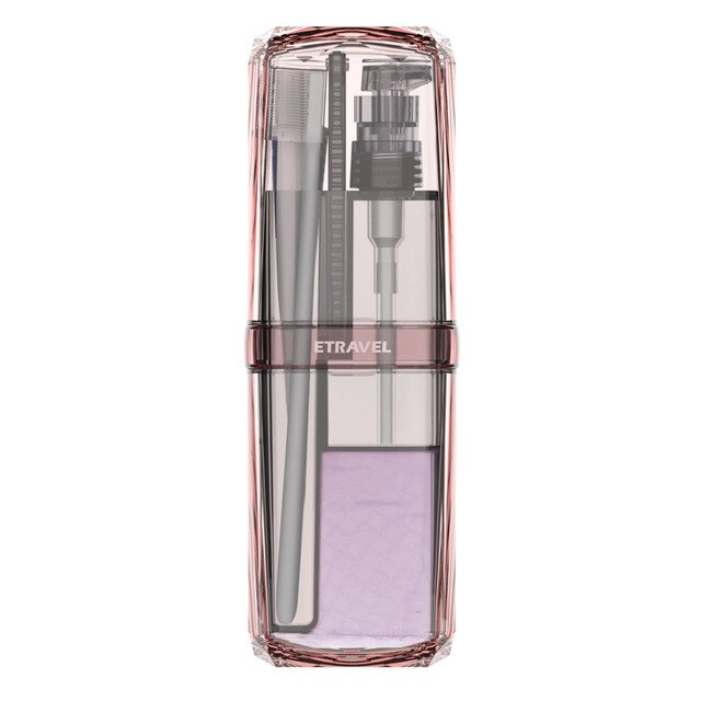 Travel Toothbrush Cup Storage organizer box Toothpaste holder toothbrush make up case Toiletries bathroom washroom accessor