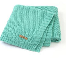 Load image into Gallery viewer, MOTOHOOD Kids Blanket Casual Baby Blankets Knitted Newborn Swaddle Wrap Soft Toddler Sofa Crib Quilt Baby Stroller Blanket