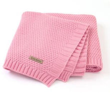 Load image into Gallery viewer, MOTOHOOD Kids Blanket Casual Baby Blankets Knitted Newborn Swaddle Wrap Soft Toddler Sofa Crib Quilt Baby Stroller Blanket