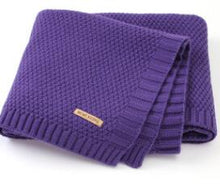 Load image into Gallery viewer, MOTOHOOD Kids Blanket Casual Baby Blankets Knitted Newborn Swaddle Wrap Soft Toddler Sofa Crib Quilt Baby Stroller Blanket