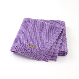 MOTOHOOD Kids Blanket Casual Baby Blankets Knitted Newborn Swaddle Wrap Soft Toddler Sofa Crib Quilt Baby Stroller Blanket