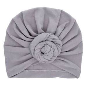 Cute Cotton Blend Baby Turban Hat Newborn Beanie Caps Kids Girls Headwear Infant Toddler Shower Hat Birthday Gift Photo Props