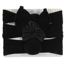 Load image into Gallery viewer, New 3pcs/lot Fashion Baby Nylon Bow Headband Newborn Bowknot Round Ball Headwrap Flower Turban Girls Kids Hair Bands Gift Sets