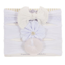 Load image into Gallery viewer, New 3pcs/lot Fashion Baby Nylon Bow Headband Newborn Bowknot Round Ball Headwrap Flower Turban Girls Kids Hair Bands Gift Sets