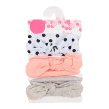 Load image into Gallery viewer, New 3pcs/lot Fashion Baby Nylon Bow Headband Newborn Bowknot Round Ball Headwrap Flower Turban Girls Kids Hair Bands Gift Sets