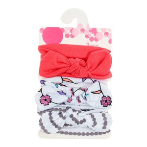 New 3pcs/lot Fashion Baby Nylon Bow Headband Newborn Bowknot Round Ball Headwrap Flower Turban Girls Kids Hair Bands Gift Sets