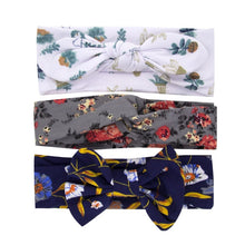 Load image into Gallery viewer, New 3pcs/lot Fashion Baby Nylon Bow Headband Newborn Bowknot Round Ball Headwrap Flower Turban Girls Kids Hair Bands Gift Sets