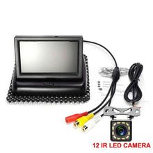 Load image into Gallery viewer, 4.3 inch HD Foldable Car Rear View Monitor Reversing LCD TFT Display with Night Vision Backup Rearview Camera for Vehicle