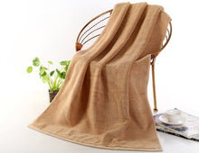 Load image into Gallery viewer, Egyptian Cotton beach towel Terry Bath Towels bathroom 70*140cm 650g Thick Luxury Solid for SPA Bathroom Bath Towels for Adults