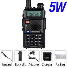 Load image into Gallery viewer, Powerful Baofeng UV-5R 8W Walkie Talkie VHF UHF Transceiver UV 5R Amateur Ham CB Radio Station 8Watts 10km Hunting Transmitter