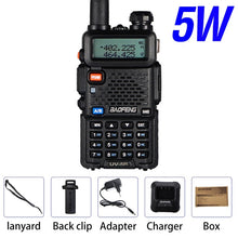 Load image into Gallery viewer, Powerful Baofeng UV-5R 8W Walkie Talkie VHF UHF Transceiver UV 5R Amateur Ham CB Radio Station 8Watts 10km Hunting Transmitter