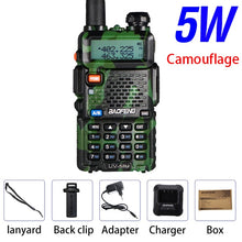 Load image into Gallery viewer, Powerful Baofeng UV-5R 8W Walkie Talkie VHF UHF Transceiver UV 5R Amateur Ham CB Radio Station 8Watts 10km Hunting Transmitter