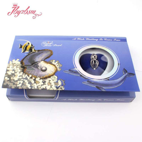 Natural Oyster Wish Freshwater Pearl long Necklace Pendant Fashion Jewelry For Women Mysterious Surprise Jewelry Gift 1 Set