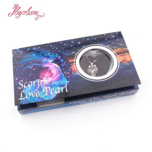 Natural Oyster Wish Freshwater Pearl long Necklace Pendant Fashion Jewelry For Women Mysterious Surprise Jewelry Gift 1 Set