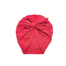 Load image into Gallery viewer, Baby Headband Hat Bowknot Print Cotton Stretchy Turban Headband Infant Head Wrap Beanie Hat Girls Headwear Baby Hair Accessories