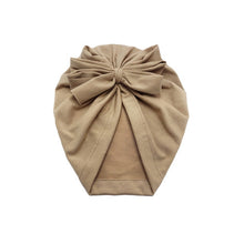 Load image into Gallery viewer, Baby Headband Hat Bowknot Print Cotton Stretchy Turban Headband Infant Head Wrap Beanie Hat Girls Headwear Baby Hair Accessories