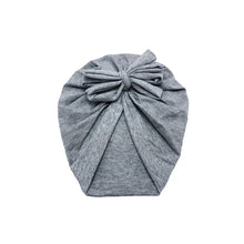 Load image into Gallery viewer, Baby Headband Hat Bowknot Print Cotton Stretchy Turban Headband Infant Head Wrap Beanie Hat Girls Headwear Baby Hair Accessories
