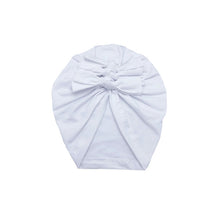 Load image into Gallery viewer, Baby Headband Hat Bowknot Print Cotton Stretchy Turban Headband Infant Head Wrap Beanie Hat Girls Headwear Baby Hair Accessories