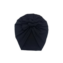 Load image into Gallery viewer, Baby Headband Hat Bowknot Print Cotton Stretchy Turban Headband Infant Head Wrap Beanie Hat Girls Headwear Baby Hair Accessories