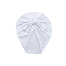 Load image into Gallery viewer, Baby Headband Hat Bowknot Print Cotton Stretchy Turban Headband Infant Head Wrap Beanie Hat Girls Headwear Baby Hair Accessories