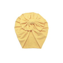Load image into Gallery viewer, Baby Headband Hat Bowknot Print Cotton Stretchy Turban Headband Infant Head Wrap Beanie Hat Girls Headwear Baby Hair Accessories