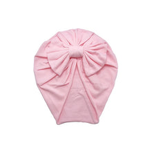 Load image into Gallery viewer, Baby Headband Hat Bowknot Print Cotton Stretchy Turban Headband Infant Head Wrap Beanie Hat Girls Headwear Baby Hair Accessories