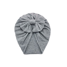 Load image into Gallery viewer, Baby Headband Hat Bowknot Print Cotton Stretchy Turban Headband Infant Head Wrap Beanie Hat Girls Headwear Baby Hair Accessories